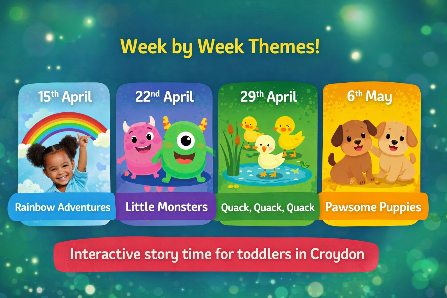 Tiny Tales Themes Each Week