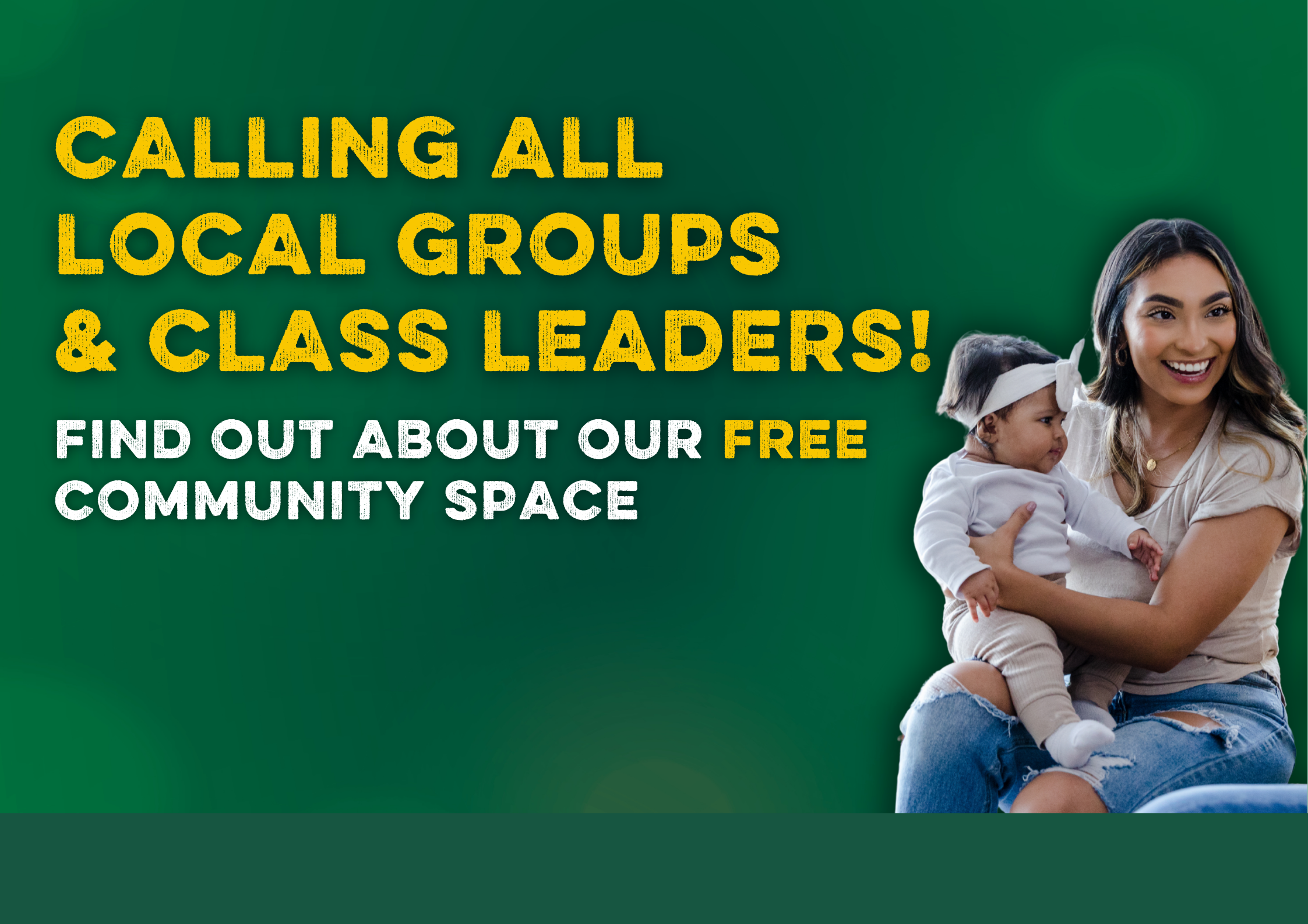 Free Community Space Hire