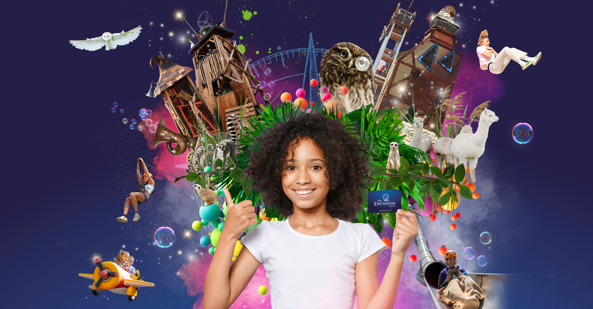 Escapade Web Banner Girl